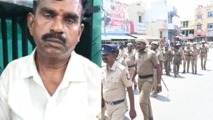  பெண் எஸ்.ஐ மீது கை வைத்து தள்ளிய பாஜக நிர்வாகி.. தட்டித் தூக்கி சிறையில் வைத்த ராமநாதபுரம் போலீஸ்!