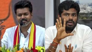 “காணாமல் போய்க்கொண்டிருக்கும் கட்சிகள்தான் விஜயை கூட்டணிக்கு அழைக்கின்றன” – அண்ணாமலை 