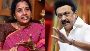 திமுகவின் முகம் அம்பலமானதால்.. அச்சமடைந்திருக்கிறார் மு.க.ஸ்டாலின்.. வானதி சீனிவாசன் தாக்கு 