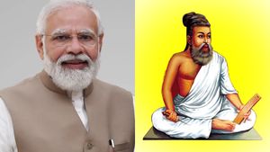 நாட்டின் மிகச் சிறந்த தத்துவ ஞானிகளில் ஒருவர் பெரும்புலவர் திருவள்ளுவர்- பிரதமர் மோடி புகழாரம் 