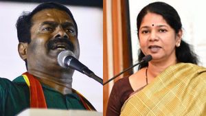 நீங்க நாடாரா? தூத்துக்குடியில் போட்டியிட்டது ஏன்? பெரியார் விவகாரத்தில் கனிமொழிக்கு, சீமான் கேள்வி