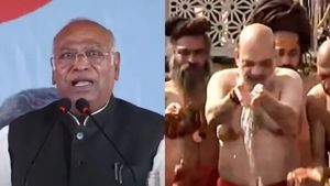கங்கையில் நீராடினால் வறுமை ஒழியுமா.. அமித்ஷாவை சாடிய மல்லிகார்ஜுன கார்கே.. பாஜக பதிலடி 
