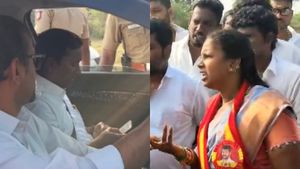ஆதார் கார்டை பார்க்கும் போலீஸ்.. பரந்தூரில் தவெக பொருளாளருக்கே அனுமதி மறுப்பு! பரபரக்கும் கள நிலவரம் 