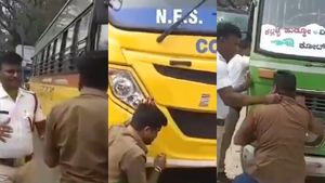 காதை கிழித்த ஹாரன் சவுண்ட்.. டிரைவருக்கு போலீஸ் கொடுத்த தண்டனை! இனி வாழ்க்கையில் மறக்கவே மாட்டாங்க 