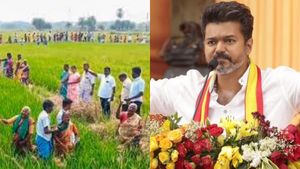 பரந்தூர் போராட்டக் குழுவை சந்தித்த தவெக.. விஜய்-க்கு செல்லும் அறிக்கை.. மக்களை சந்திப்பது எப்போது? 