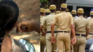 போலீஸ்காரரின் மனைவியிடமே வேலையை காட்டிய நபர்.. ஆக்ஷனில் இறங்கிய காவல் துறை 