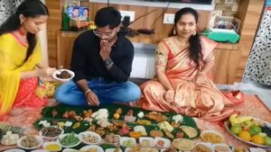 130 அயிட்டத்துடன்.. மாமியார் கல்பனா வைத்த சங்கராத்தி விருந்து.. அசந்து நின்ற தெலுங்கானா மாப்பிள்ளை