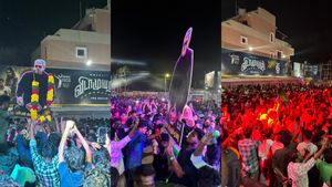 அஜித்குமாரின் விடாமுயற்சி..  கும்பகோணத்தில் அதிகாலையே ரசிகர்கள் 'என்ன ஒரு சம்பவம்' ..  பாருங்க
