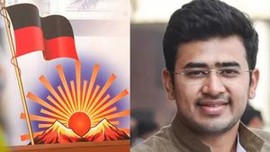வில்லன்களை ஹீரோவாக காண்பிக்கும் திமுக அரசு - தேஜஸ்வி சூர்யா குற்றச்சாட்டு