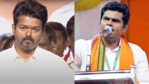 நீங்களே பொய் சொல்லலாமா விஜய் ப்ரோ? சொல்வது ஒன்று.. செய்வது ஒன்றா இருக்கே.. அண்ணாமலை கேள்வி! 