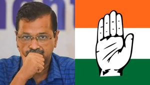  டெல்லியில்  ஆம் ஆத்மிக்கு மரண அடி-கொண்டாடித் தீர்க்கும் 'ஹாட்ரிக் ஜீரோ' காங்கிரஸ்.. காரணம் 'பஞ்சாப்' 
