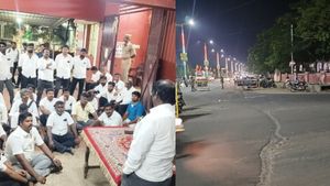 திண்டுக்கல்: திடீர் மறியல்-வழக்கறிஞர் மீது அமைச்சரின் பாதுகாவலர் தாக்குதல்-இன்று கோர்ட் புறக்கணிப்பு 
