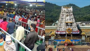 சதுர்த்தி திதியில்! வீக் என்ட்டில் திருப்பதி ஏழுமலையானை தரிசிக்க எத்தனை மணி நேரம் ஆனது?