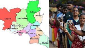 திமுக VS நாதக.. ஈரோடு கிழக்கு இடைத்தேர்தல் வாக்குப்பதிவு நிறைவு!  5 மணி வரை 64.02% ஓட்டுப்பதிவு!