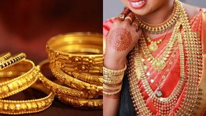  Gold Rate Today: இன்றும் உயர்ந்தது தங்கம் விலை.. ஒரு கிராம் ஆபரணத் தங்கம் 8 ஆயிரத்தை நெருங்கியது