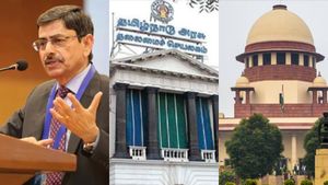 ஆர்.என்.ரவிக்கு எதிரான தமிழ்நாடு அரசின் வழக்கு- ஆளுநர் அதிகாரம்-12 கேள்விகளை எழுப்பிய உச்சநீதிமன்றம் 