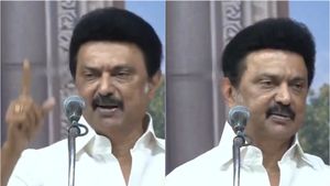 வரி தர மாட்டோம் என்று கூற ஒரு நொடி போதும்: மத்திய அரசுக்கு எதிராக  முதல்வர் ஸ்டாலின் ஆவேசம்