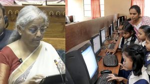 அனைத்து அரசு உயர்நிலை பள்ளிகளிலும் பிராட்பேண்ட் இணையதள வசதி! பட்ஜெட்டில் நிர்மலா சீதாராமன் அறிவிப்பு
