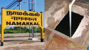 நாமக்கல் அருகே சோகம்! தண்ணீர் தொட்டியில் விழுந்து தாய், இரு குழந்தைகள் பலி