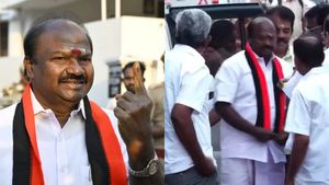 திராவிட மாடல் சாதனை: பெரிய வெற்றி கிடைக்கும்! ஈரோடு கிழக்கில் வாக்களித்தபின் சந்திரகுமார் பேச்சு 