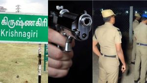 கிருஷ்ணகிரி மலைக்கோட்டையில் பெண் கூட்டு பலாத்காரம்! தப்பியோடிய நபரை சுட்டு பிடித்த போலீஸ்
