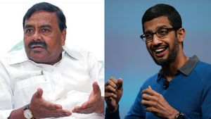 கூகுள் சிஇஓ சுந்தர் பிச்சை யார் தெரியுமா.. புதிய விளக்கம் கொடுத்து அசர வைத்த அமைச்சர் ராஜகண்ணப்பன்! 