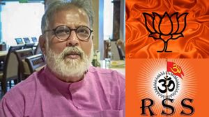 அது எப்படி எங்களை விஷம் என சொல்லலாம்? காந்தியின் கொள்ளுப் பேரனை கைது செய்க- பாஜக, ஆர்எஸ்எஸ் 'அடம்' 