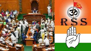 ஆங்கிலேயர் ஏஜெண்ட் RSS; பாகிஸ்தான் ஏஜெண்ட் காங்கிரஸ்- கர்நாடகா சட்டசபையில் பெரும் களேபரம்- அமளி! 