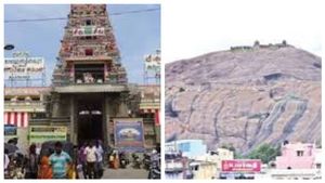 திருப்பரங்குன்றத்தை தொடர்ந்து திண்டுக்கல்:மலைக்கோட்டையில் அபிராமி அம்மன் சிலையை வைக்க கோரி போராட்டம்