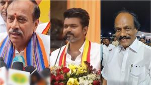 தவெக விஜய்க்கு சவால் விட்ட ஹெச் ராஜா.. திண்டுக்கல் லியோனி குறித்து கடுமையான விமர்சனம் 