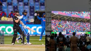 இந்தியா vs நியூசிலாந்து.. கடற்கரைகளில் சாம்பியன்ஸ் டிராபி பைனல் 