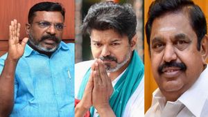வார்டு எலக்ஷனில் கூட நிற்காத கட்சி தான் தவெக.. அதிமுகவுக்கு சவால் விடுக்கிறது.. விஜயை விளாசிய திருமா