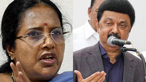 என்னதான் முயன்றாலும் உங்க ஊழல் கறையை மறைக்க முடியாது - திமுகவை சாடிய வானதி