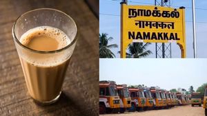  ஒரே ஒரு ’டீ’ யால் நாமக்கல் போலீசாருக்கு வந்த தலைவலி.. 100-க்கு கால் செய்து லாரி டிரைவர் செய்த செயல்
