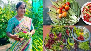 வீட்டு மாடியை பசுமைக்காடாக மாற்றிய பெண் அரசு அதிகாரி – இவ்வளவு உணவுப் பொருட்களா?