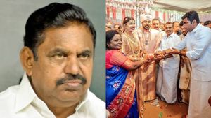 வேலுமணி வீட்டு திருமணம்! எடப்பாடி ஆப்சென்ட்... ஆனா சிரித்த முகத்துடன் பாஜக தலைவர்கள்! நோட் பண்ணுங்க 
