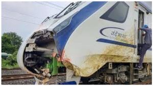 160 கிமீ வந்தே பாரத்.. மாடு முட்டினாலும் தாங்காது.. ரயிலுக்கு காவி கலர் தேவையா அமைச்சரே: மதுரை எம்பி