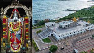திருப்பதி தந்த மகிழ்ச்சி நியூஸ்.. புத்தாண்டில் கன்னியாகுமரிக்கு போன 