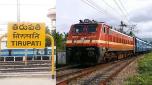 நள்ளிரவில் அலறிய பயணிகள்! சிக்னலுக்கு நின்ற திருப்பதி ரயிலில் திகுதிகுவென புகுந்த கொள்ளையர்கள்! ஷாக்
