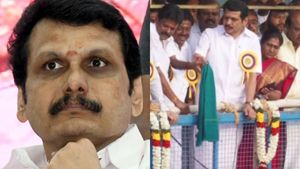 தலைக்கு மேல் கத்தி.. கூலாக ஜல்லிக்கட்டு போட்டியை தொடங்கி வைத்த செந்தில் பாலாஜி.. என்ன நடக்குது?