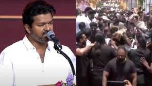 2வது நாளாக கோவையில் விஜய்.. ஹோட்டல் முன்பாக குவிந்த தவெக தொண்டர்கள்.. மிரள விடும் பவுன்சர்கள் படை!