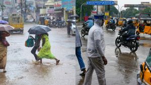 சென்னை உட்பட 18 மாவட்டங்களுக்கு.. ஆரஞ்சு+மஞ்சள் அலர்ட்! அடுத்த 2 மணி நேரம் உஷார்