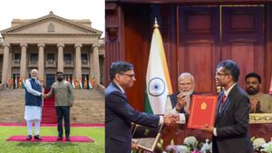 இலங்கைக்கு போயும் சொந்த மாநிலமான குஜராத்தை விட்டுக் கொடுக்காத மோடி.. என்ன செய்தார் தெரியுமா? 