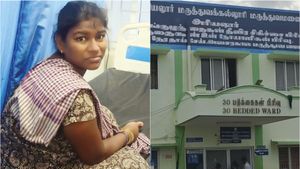 அரியலூர் அரசு மருத்துவமனையில் கழிவறை கோப்பையில் 'கால்கள் நீட்டி' என்ன அது.. ஆடிப்போக வைத்த இளம் பெண்