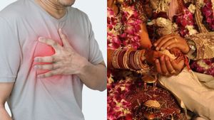 தாலி கட்டிய 2வது நிமிடம் கணவனை இழந்த மனைவி! மாரடைப்பால் சரிந்த மாப்பிள்ளை.. கர்நாடகாவில் சோகம் 