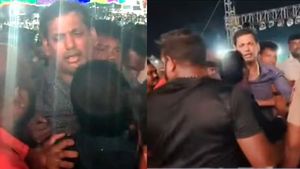 என்னதான் ஆச்சு விஷாலுக்கு..மேடையில் மயங்கி சரிஞ்சுட்டாரே! பதறி போன ரசிகர்கள்.. கூடவே இருந்த பொன்முடி