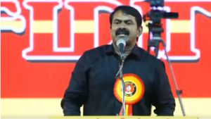 தமிழர்கள் அழிக்கப்பட்ட நாளான இன்று ஸ்டாலினும் எடப்பாடியும் வருத்த செய்தி வெளியிட்டார்களா?: சீமான்