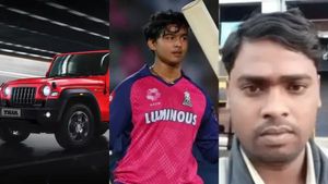 சைக்கிள் டூ மகிந்திரா தார்! சூர்யவன்ஷி சதத்தால் மாறிப்போன புலம்பெயர் தொழிலாளி லைஃப்.. எப்டி பாருங்க