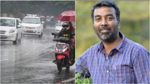 ஆரஞ்சு அலர்ட்... சென்னையில் அடித்து நொறுக்கும் மழை + புயல் காற்று.. தமிழ்நாடு வெதர்மேன் எச்சரிக்கை!