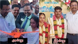 பேராவூரணியே வியந்த  திருமணம்.. பெற்றோரை இழந்த பெண்ணுக்கு கறிவிருந்து சீர் வரிசையுடன் அசத்திய ஐஏஎஸ்